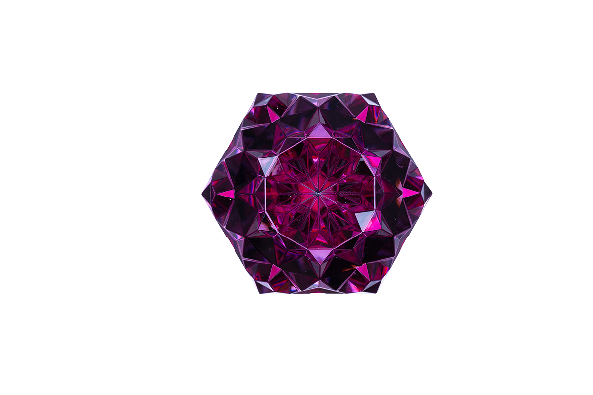 トラック用 オリジナルシフトノブ 雅（MIYABI）スモーク/パープル 