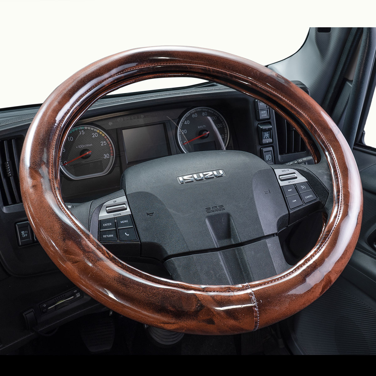 トラックハンドルカバー 雅 新格子 シングルキルト ビニール付き 日野自動車 トラック 金華山 大型 いすゞ自動車 三菱ふそう UDトラック用品 全6色