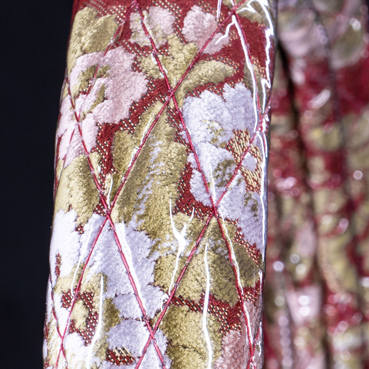 【送料800円】MADMAX トラック用品 金華山 マドンナ 太巻 ハンドルカバー 2L(46cm) ネイビーブルー/デコトラ 旧車 レトロ トラック内装