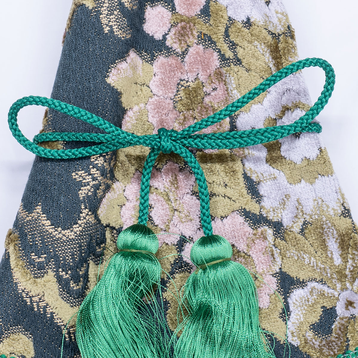 新品　シフトノブブーツカバー　花籠グリーン　金華山　レトロ