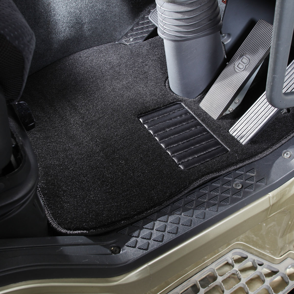 クラッツィオ 働くシリーズ フロアマット 立体タイプ フロントのみ キャンター/NT450アトラス ワイドキャブ のシングルキャブタイプ AT車 H2 メーカー直送Clazzio（クラッツィオ） クラッツィオ 立体マット New