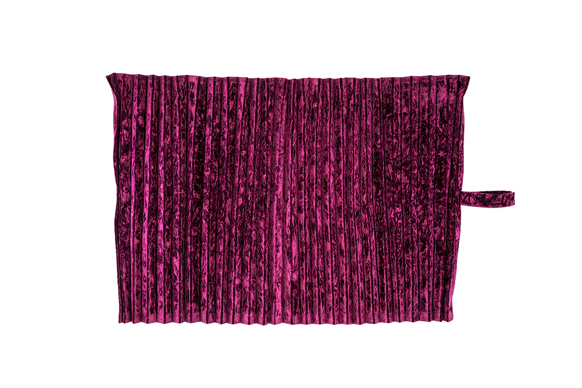 ルームカーテン ハイルーフ用 チンチラ ゴールド プリーツあり 裏地なし 横1200mm×縦1300mm 2枚セット 雅 CH-CCGOP13 トラック用 チンチラ ルームカーテン プリーツ | 公式トラック