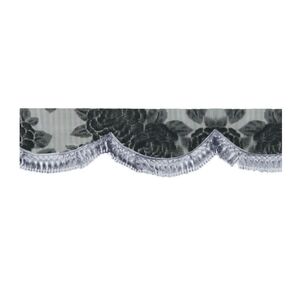 レースフロントカーテン　グレー