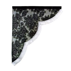 レースサイドカーテン　ホワイト