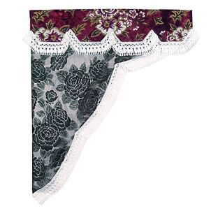 マドンナ　ロイヤルサイドカーテン　ワインパープル