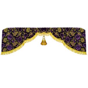 モンブランローズ　トラック用五右衛門カーテン　パープル