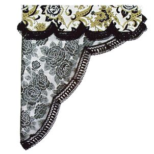 モンブランローズ　ロイヤルサイドカーテン　ホワイト