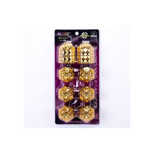 ナットキャップ 41mm用 8個入り　ゴールドメッキパッケージイメージ