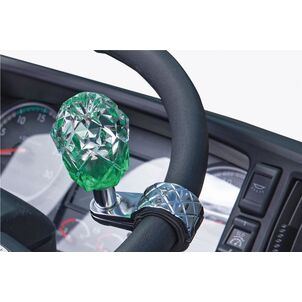 MIYABI　ハンドルスピンナー クリア/グリーン装着