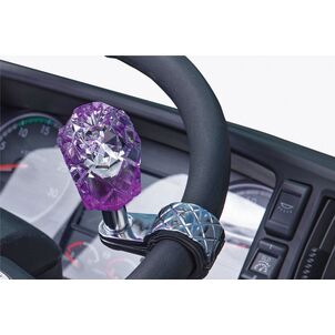 MIYABI　ハンドルスピンナー クリア/パープル装着