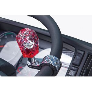 MIYABI　ハンドルスピンナー クリア/レッド装着