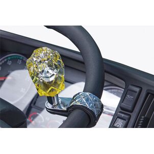 MIYABI　ハンドルスピンナー クリア/イエロー装着