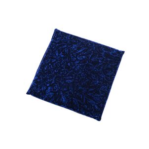 チンチラ　座布団　ネイビー