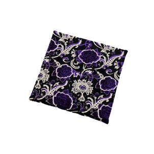 モンブランローズ　座布団　パープル