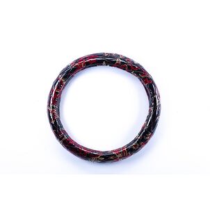 華恋　シングルキルトハンドルカバー　レッド