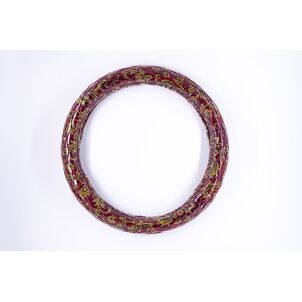 ベルサイユ　シングルキルトハンドルカバー　ワイン