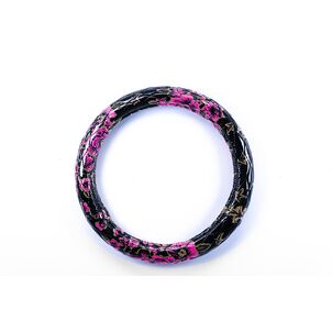 マドンナ　シングルキルトハンドルカバー　ブラックピンク