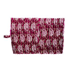 マドンナ　トラックルームカーテン　ハイルーフ用　プリーツ　ワインパープル