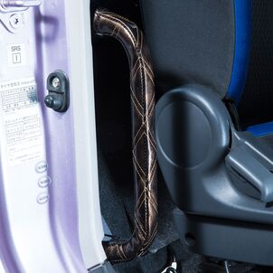 鼓星-オリオン　アシストグリップカバー　リア用ブラウン