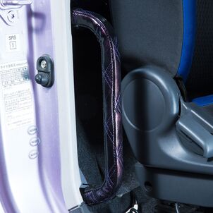 鼓星-オリオン　アシストグリップカバー　リア用パープル