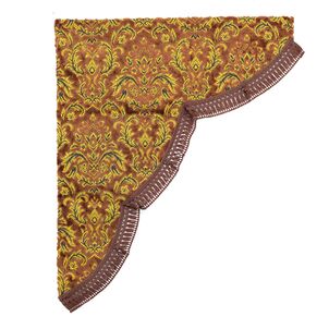 ベルサイユ　トラックサイドカーテン　ブラウン