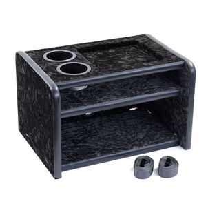 チンチラ  トラック用3段コンソールボックス　ブラック