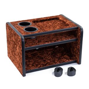 チンチラ  トラック用3段コンソールボックス　ブラウン