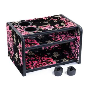 マドンナ 3段トラック用コンソールボックス　ブラックピンク