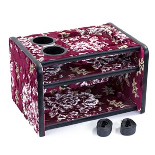 マドンナ 3段トラック用コンソールボックス　ワインパープル