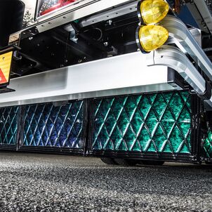 鼓星‐オリオン  トラック用泥除け スタンダード（生地厚9mm / オーダーメイド）