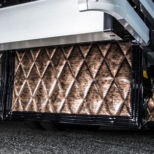 鼓星‐オリオン  トラック用泥除け スタンダード（生地厚9mm / オーダーメイド）