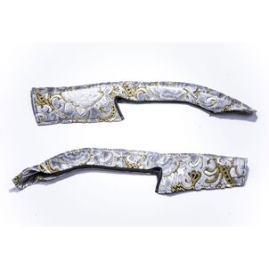 モンブランローズ　 ドアハンドルカバー　シルバー