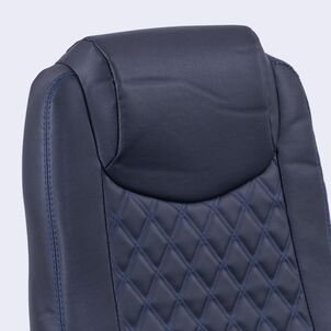 月光ZERO ダブル　 シートカバー（シングルカラー）マットブラックxブルー