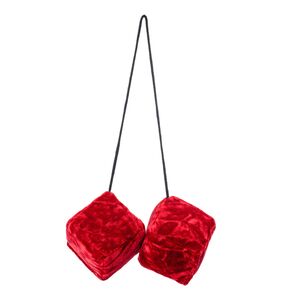 チンチラ　トラック用 ミラーキューブ　レッド