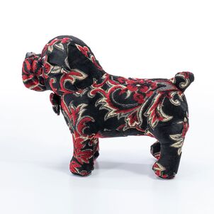 華恋　ブルドッグのぬいぐるみ　パープル