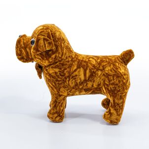 トラックの相棒に！チンチラ　ブルドッグのぬいぐるみ レッド