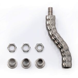 ダイヤカットエクステンション ネジ山10xピッチ1.25 オフセット30mm x 高さ100mm