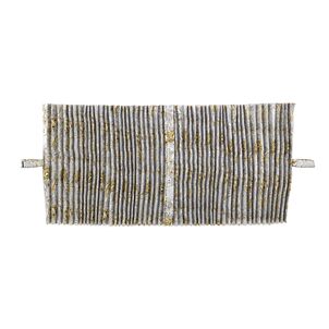 モンブランローズ　ルームカーテン　プリーツシルバー