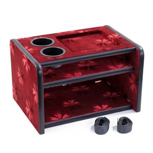 コスモス 3段コンソールボックス ダークレッド