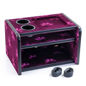 コスモス 3段コンソールボックス ワインパープル