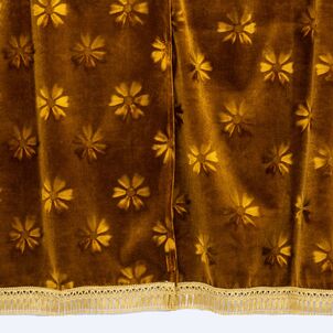 コスモス 三点式センターカーテン ゴールド