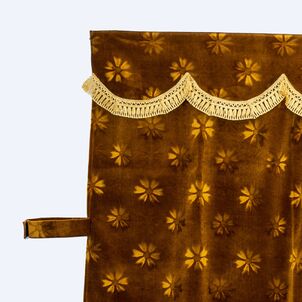 コスモス 三点式センターカーテン ゴールド