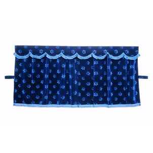 コスモス 三点式センターカーテン ネイビー