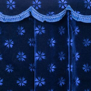 コスモス 三点式センターカーテン ネイビー