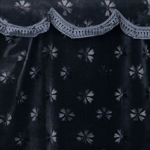 コスモス 三点式センターカーテン ブラック