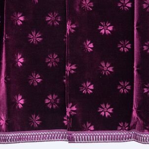 コスモス 三点式センターカーテン ワインパープル