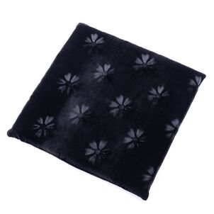 コスモス　座布団 ブラック