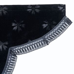 コスモス サイドカーテン ブラック