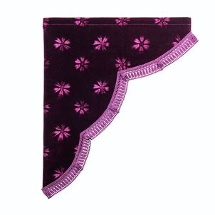 コスモス サイドカーテン ワインパープル