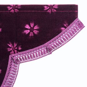 コスモス サイドカーテン ワインパープル